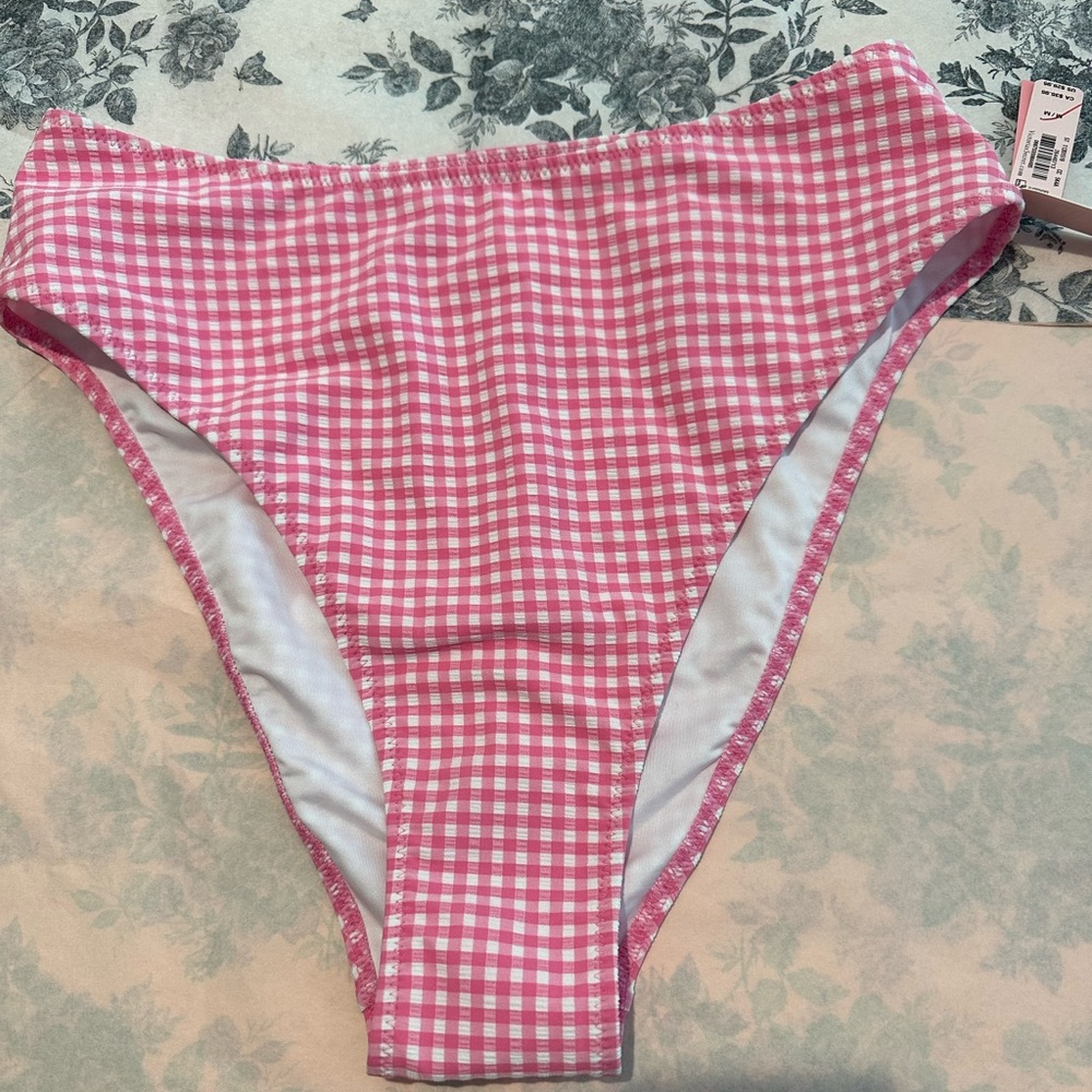Victoria’s Secret striped swim bikini NWT size Medium